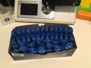 Twenty fidget spinners made on MP Select Mini 3D printer